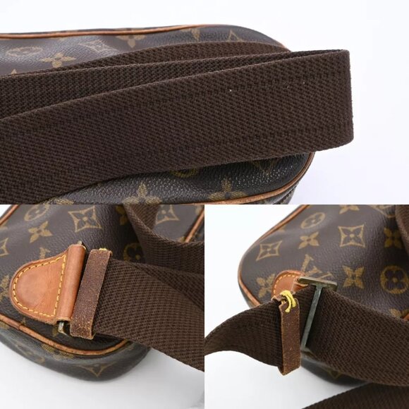 LOUIS VUITTON Pochette Gange Shoulder Bag Monogram Brown Spain M51870 78YE463 - Picture 10 of 16